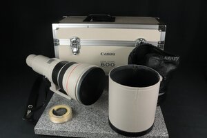 F★【送料無料!!】Canon キヤノン LENS EF 600mm 4 L URTRASONIC 超望遠レンズ カメラ ケース付【難あり品】