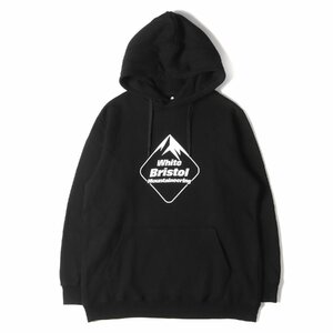 White Mountaineering ホワイトマウンテニアリング パーカー サイズ:4 22AW F.C.Real Bristol スウェット パーカー LOGO HOODIE ブラック