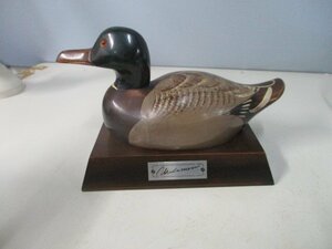 mic.7　WOOD DECOY 鴨 カモ かも 水鳥 ウッドデコイ　ツボゲン　　ハンドメイド　　シークレットケース　　　A