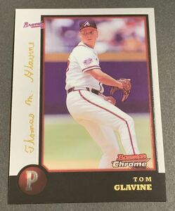 1998 Bowman Chrome Tom Glavine /50 57 Braves MLB トム・グラビン　50枚限定　シリアル　ブレーブス　メジャーリーグ