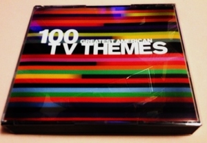 4CD 100 Greatest American TV Themes Silva Screen Records/CSI,24,Xena,E.R.,X Files,MacGyver,A-Team,Knight Rider,Wonder Woman等