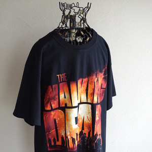 2010s THE WALKING DEAD ウォーキングデッド 100%コットン ヘビーウェイト Tシャツ L 黒 JERZEES amc 2013 USA アメリカ 海外 ドラマ 古着