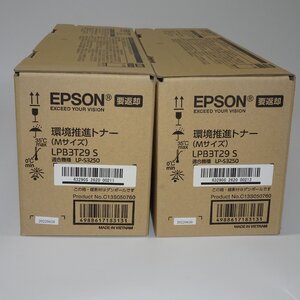 2個セット 純正 EPSON エプソン 環境推進トナー (Mサイズ) LPB3T29 S LP-S3250用 【送料無料】 NO.6538