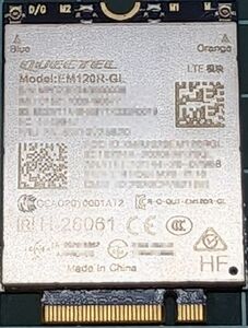 【送料無料】Quectel M.2 EM120R-GL 4G LTE CAT12 600Mbps ネットワーク モジュール カード ③