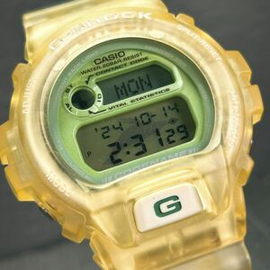 CASIO カシオ G-SHOCK ジーショック 第6回 イルクジ ICERC 腕時計 DW-6910K クオーツ イエロー ICERC スケルトン 新品電池交換済 稼動品