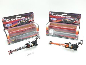 【z30127】美品 AW 4ギア NHRA Top Fuel Dragster No.36 FRAM・No.38 AL-ANABI レーシング 等 HO スロットカー 箱付 2台まとめ格安スタート