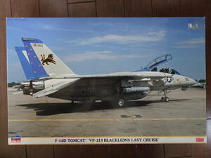 【ハセガワ】1/48　F14D　TOMCAT VF-213 ”BLACKLIONS”