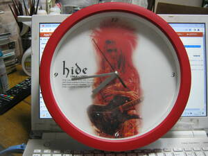 hide / 1964~1998 壁掛け時計 X JAPAN エックス SPREAD BEAVER LEMONED ZILCH 横須賀サーベルタイガー