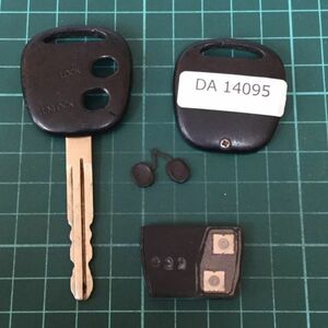 DA14095スズキ 青基盤 黒ボタン 純正 キーレス 2ボタン ミラ ミラジーノ L700S ネイキッド L760S ムーヴ コペン等 リモコン