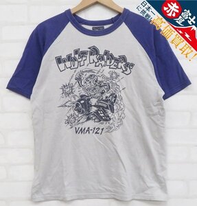 8T3080【クリックポスト対応】CUSTOM KING WOLF RAIDERS 半袖Tシャツ カスタムキング