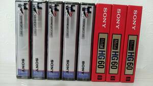 【未使用】SONY8mmVideoTape　ＭＰ120分×5本 60ＨＧ×3本（送料無料）