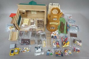 ★ シルバニアファミリー 森の学校 / プレイモービル 兎小屋 ブランコ / メガハウス ぼくの小学校 など 人形遊びセット ※ジャンク品