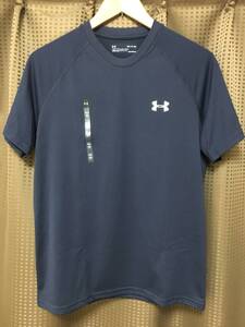 レア! 希少! 残り2点! 正規品 本物 新品 アンダーアーマー テック Tシャツ ワイルド クール! UNDER ARMOUR 最強カラー ネイビー 濃紺 SM