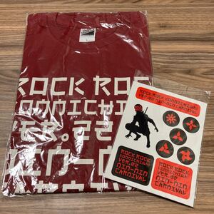 ロックロックこんにちは！ ver.22 Tシャツ　L ステッカー　スピッツ　シール　ROCKROCK