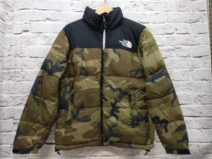 THE NORTH FACE ダウンジャケット ザノースフェイス ND91842／Novelty Nuptse Jacket Lサイズ カモフラ 店舗受取可