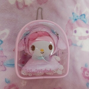 マイメロディ My Melody ハッピーレイニーデイズ マスコット ポーチ セット サンリオ Sanrio キャラクター レイン 雨 ピンク ドット