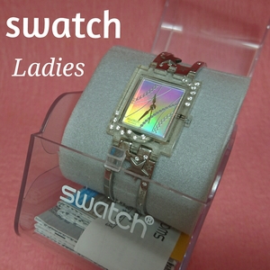 【未使用新品】　swatch　スウォッチ　レディース　ブレスレット　ウォッチ　専用収納ケース付き　MW152