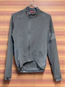 HT897 ラファ Rapha PRO TEAM TRAINING JACKET 長袖 サイクルジャケット グレー S 裏起毛