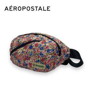 Aeropostale エアロポステール 花柄 ウエストポーチ ボディバッグ カバン