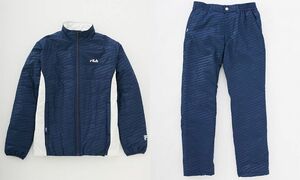 新品 FILA 中綿 ジャケット パンツ 上下 Ｍ 紺 ネイビー フィラ GOLF ゴルフ 即決