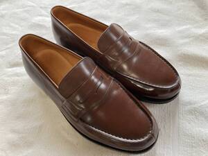 【個人出品】JM WESTON シグニチャー ローファー 茶色 サイズ6/E (UK7/E US8E) / SIGNATURE LOAFER RED ETRUSCO BOXCALF