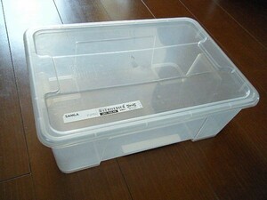 廃盤商品★１０年前位の品　３９×２８×１４　北欧　スウェーデン　オールド・イケア　OLD　USED　IKEA　BOX　収納BOX　クローゼット