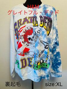 【タグ付未使用品】H&M グレイトフルデッド スウェット GRATEFULDEAD オーバーサイズ /サイズXL/270924-005