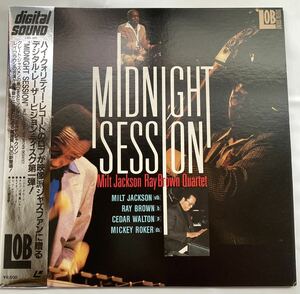 【LD/レーザーディスク/帯付】 ミルト・ジャクソン レイ・ブラウン ミッドナイト・セッション/MIDNIGHT SESSION