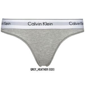 Calvin Klein(カルバンクライン)ck Tバック ビキニ ショーツ レディース F3786 gray(020) Sサイズ