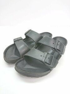 ◇ BIRKENSTOCK 定番 コルク 超軽量 快適 耐久性 耐水性 アウトドア サンダル サイズ24cm ブラック レディース E