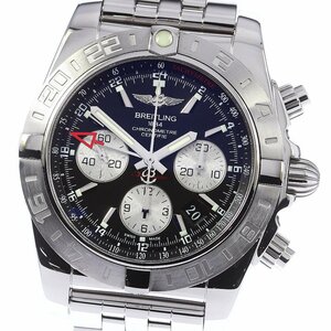 ブライトリング BREITLING AB0420 クロノマット 44 GMT クロノグラフ 自動巻き メンズ 良品 箱・保証書付き_762208