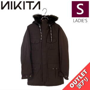 【OUTLET】 NIKITA STATIC PARKA JKT BLACK Sサイズ レディース スノーボード ジャケット