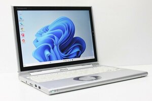 1円スタート ノートパソコン 2in1PC Windows11 WPS office搭載 Panasonic レッツノート CF-XZ6 SSD256GB メモリ8GB 第7世代 Core i5