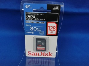 【未使用】 サンディスク SanDisk SDXC UHS-Iカード128GB SDSDUNC-128G-J01