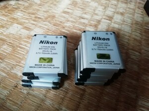 Nikon ニコン EN-EL19 バッテリー まとめ 9個 コンパクトデジタルカメラ用