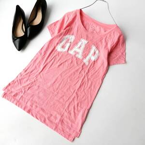 GAP Gap ギャップ 半袖Tシャツ 半袖カットソー XXSサイズ ライトピンク 240925nb【4点同梱で送料無料】