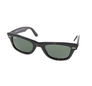 ◆Ray-Ban レイバン ウェイファーラー サングラス◆RB2140 ブラウン べっ甲柄 レディース イタリア製 47□22 3N sunglasses 服飾小物