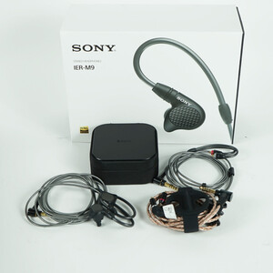 【中古】 イヤホン SONY IER- M9 ステレオヘッドホン インナーイヤー 別売りリケーブル SONY MUC-M12SB1付属 ソニー