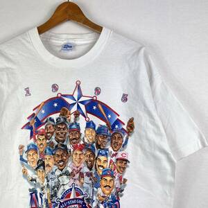 ビンテージ 90s【オールスター】USA製 MLB Tシャツ フルーツタグ XXL メジャーリーグ 古着 LA ドジャース ヤンキース イチロー 大谷 野球