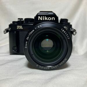 1円〜スタート Nikon FA 36-72mm F/3.5 ニコン 一眼レフ フイルムカメラ