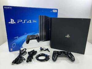 SONY PS4 Pro 【動作確認済 】 CUH-7000B PlayStation4 ブラック 初期化済み コントローラー付属 封印シール