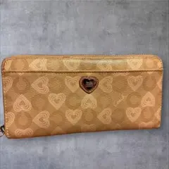 コーチ COACH 長財布 ラウンドファスナー ピンク