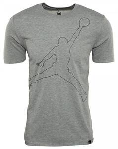 USA正規品 【XL】 NIKE ナイキ AIR JORDAN エアジョーダン JUMPMAN RISE ジャンプマン 速乾 DRI‐FIT ドライフィット Tシャツ グレー