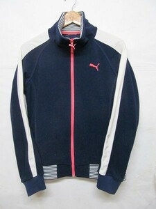 PUMA フィットネス トレーニングジャケット レディース 紺 b15926