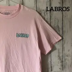 【超レア】LABROS ラブロス 犬 ビッグプリント Tシャツ 韓国製 ピンクM