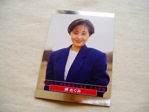 非売品☆森恵◆東映ヒーローネット アマダヒロインカード 会員特典 岬めぐみ/超獣戦隊ライブマン ブルードルフィン 乳姉妹 あぶない刑事RE