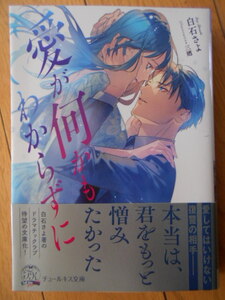 白石さよ　愛が何かもわからずに　２０２４年１０月新刊　チュールキス文庫　クリックポスト１８５円