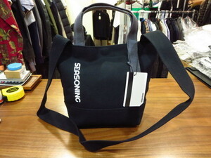 SEASONING シーズニング (SE18S-AC01) MINI TOTE BAG ミニトートバッグ 2WAY ショルダーバッグ 新品 黒 ブラック BLACK