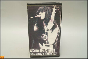 税込◆希少◆VHS PATTI SMITH / LIVE IN EUROPE ブートレグ ブートレッグ ビデオ コレクター品-N2-8046