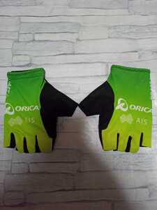 支給品　グローブ　Orica-GreenEDGE 手袋AIS craft　自転車　Summer　Gloves 　オリカ・グリーンエッジ　サイクルジャージ　ロードバイク